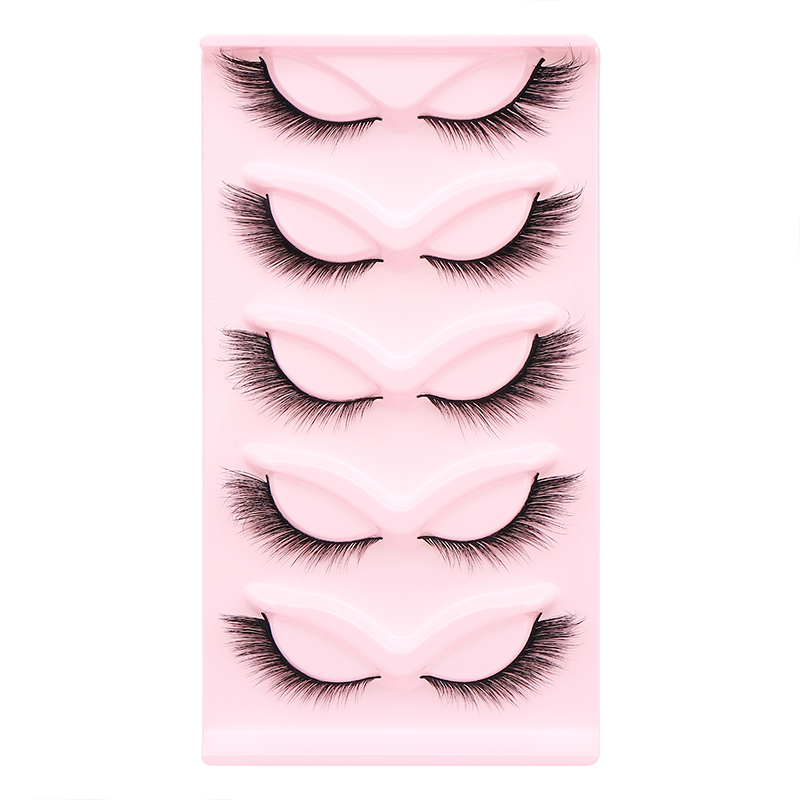 5 Pairs Fluffy False Eyealshes - đánh giá và giá Eyelash Extension Fox Eye