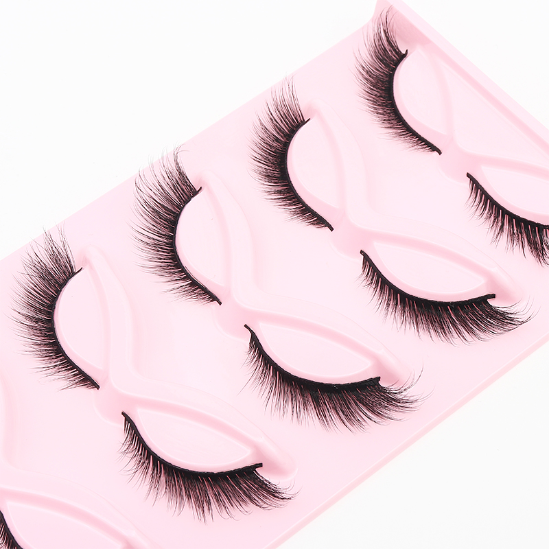 5 Pairs Fluffy False Eyealshes - đánh giá và giá Eyelash Extension Fox Eye
