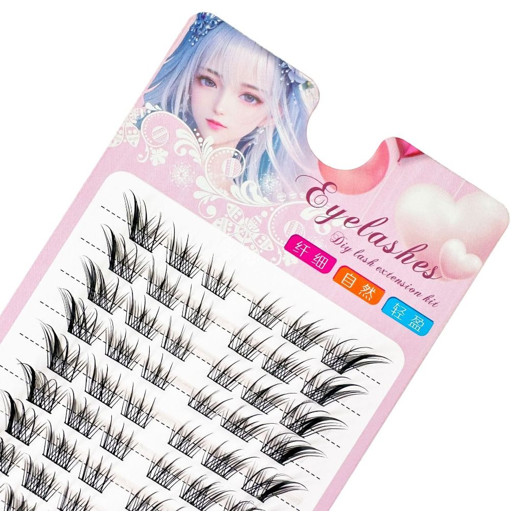 3D Cat Eye Clusters Lashes Man - đánh giá và giá Eyelash Extension Fox Eye