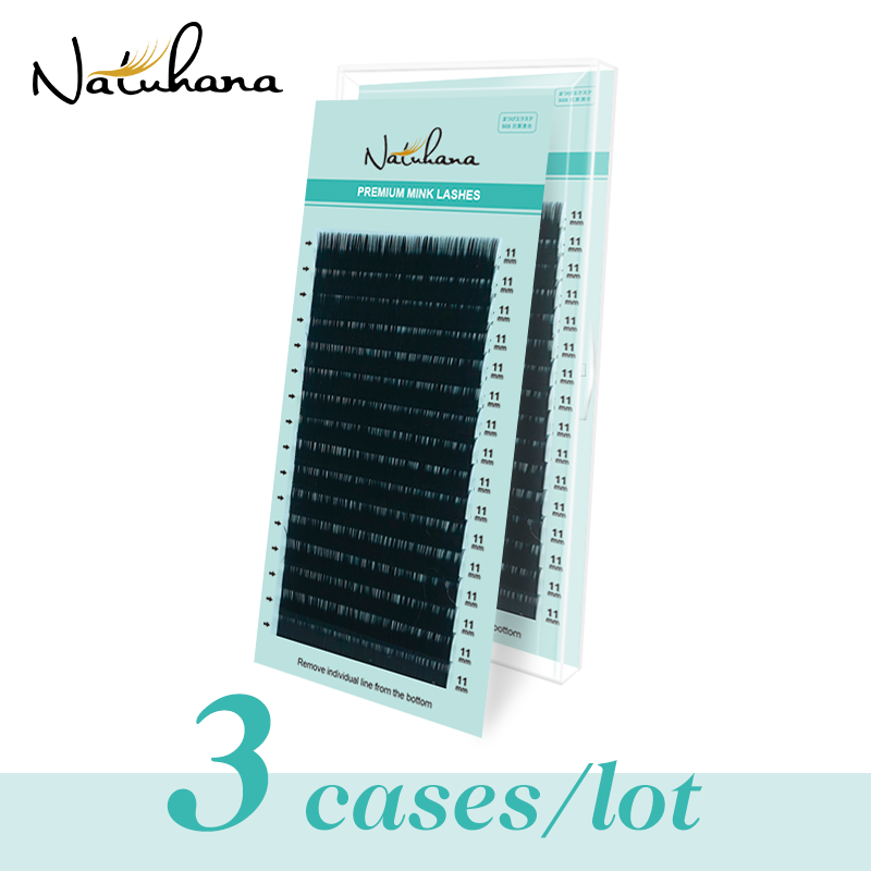 NATUHANA 3 Trường Hợp/Nhiều Ch - đánh giá và giá Eyelash Extension Korea Natural