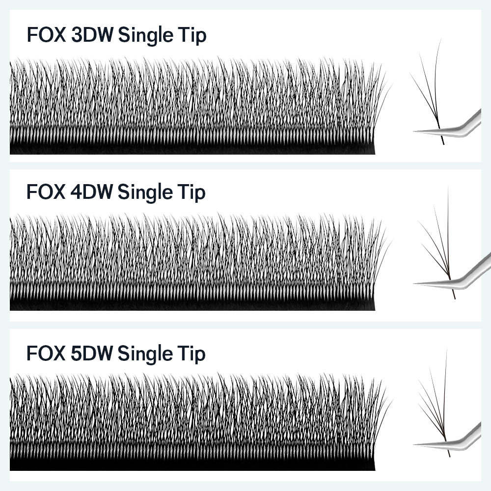 NATUHANA Fox 4D W Shape Eyelas - đánh giá và giá Eyelash Extension Fox Eye