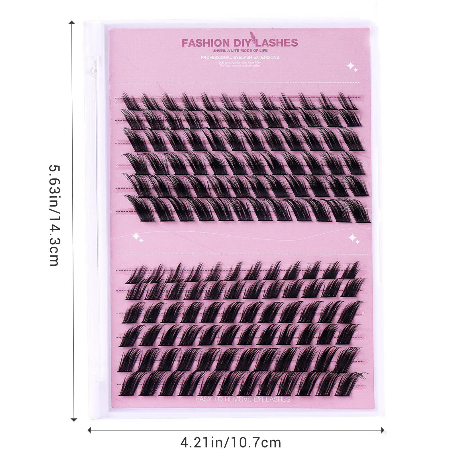 8-16mm Natural lashes Oblique  - đánh giá và giá Eyelash Extension Fox Eye