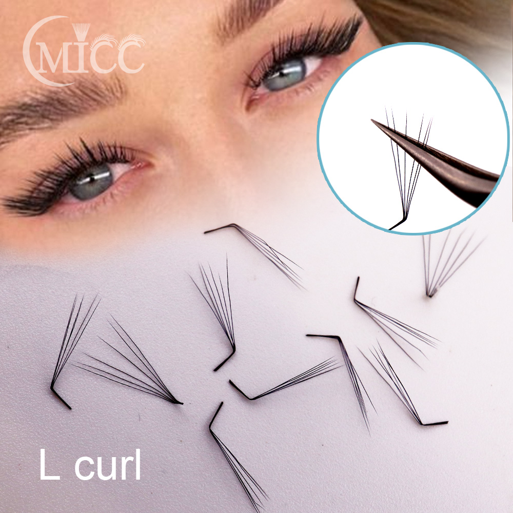500 Fans 6D 6mm 10D M L Specia - đánh giá và giá Eyelash Extension Fox Eye