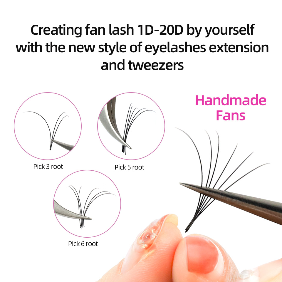 RUJADE Russian Volume Eyelash  - đánh giá và giá Eyelash Extension Korea Natural