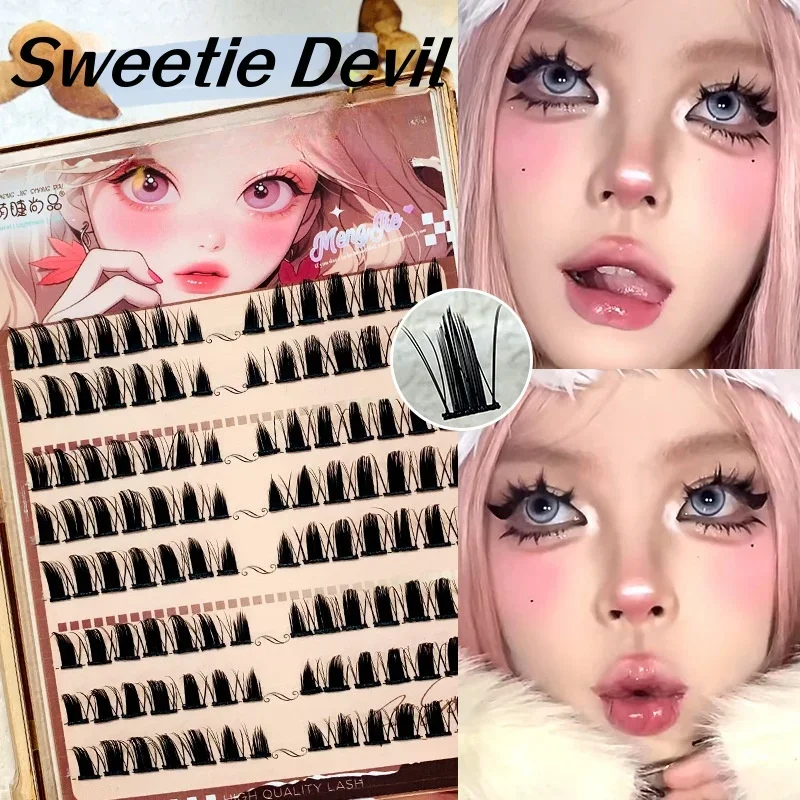 Little Devil False Eyelashes H - đánh giá và giá Eyelash Extension Single Lash