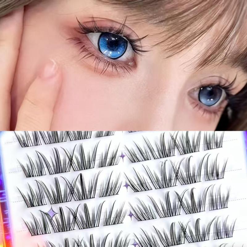 DIY Natural Feather Curl Lashe - đánh giá và giá Eyelash Extension Single Lash