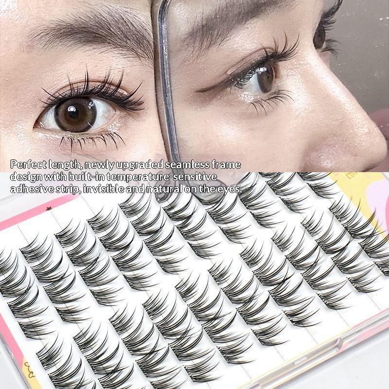 DIY Natural Feather Curl Lashe - đánh giá và giá Eyelash Extension Single Lash