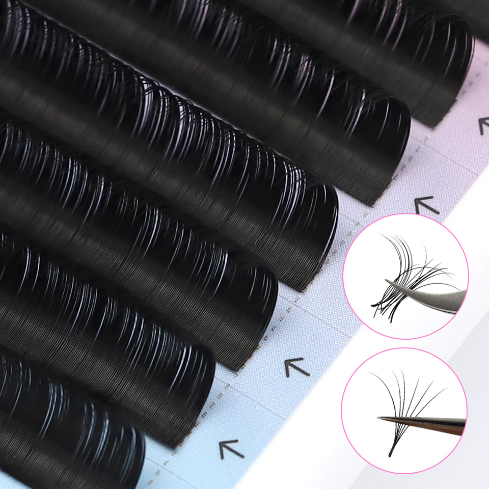 RUJADE 10 Khay/Nhiều Bán Buôn  - đánh giá và giá Eyelash Extension Korea Natural