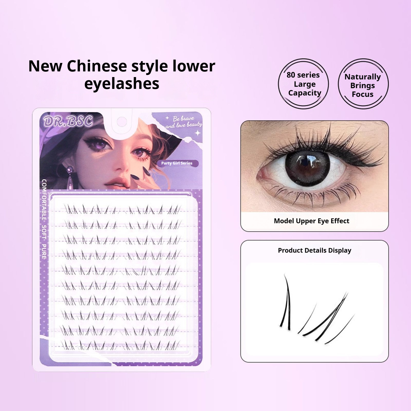 Natural Fox-style Lower Eyelas - đánh giá và giá Eyelash Extension Fox Eye