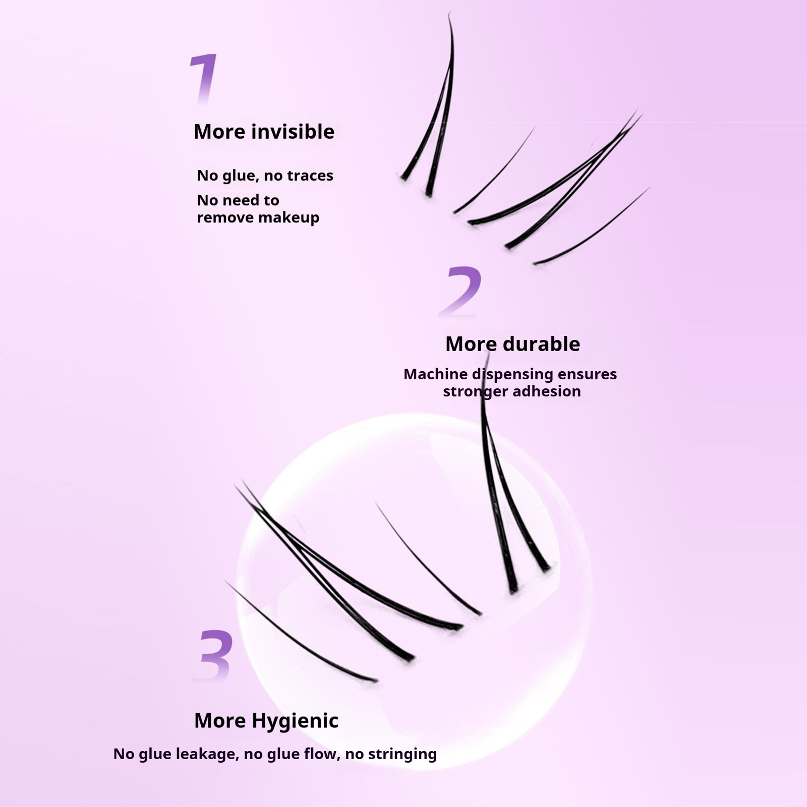 Natural Fox-style Lower Eyelas - đánh giá và giá Eyelash Extension Fox Eye